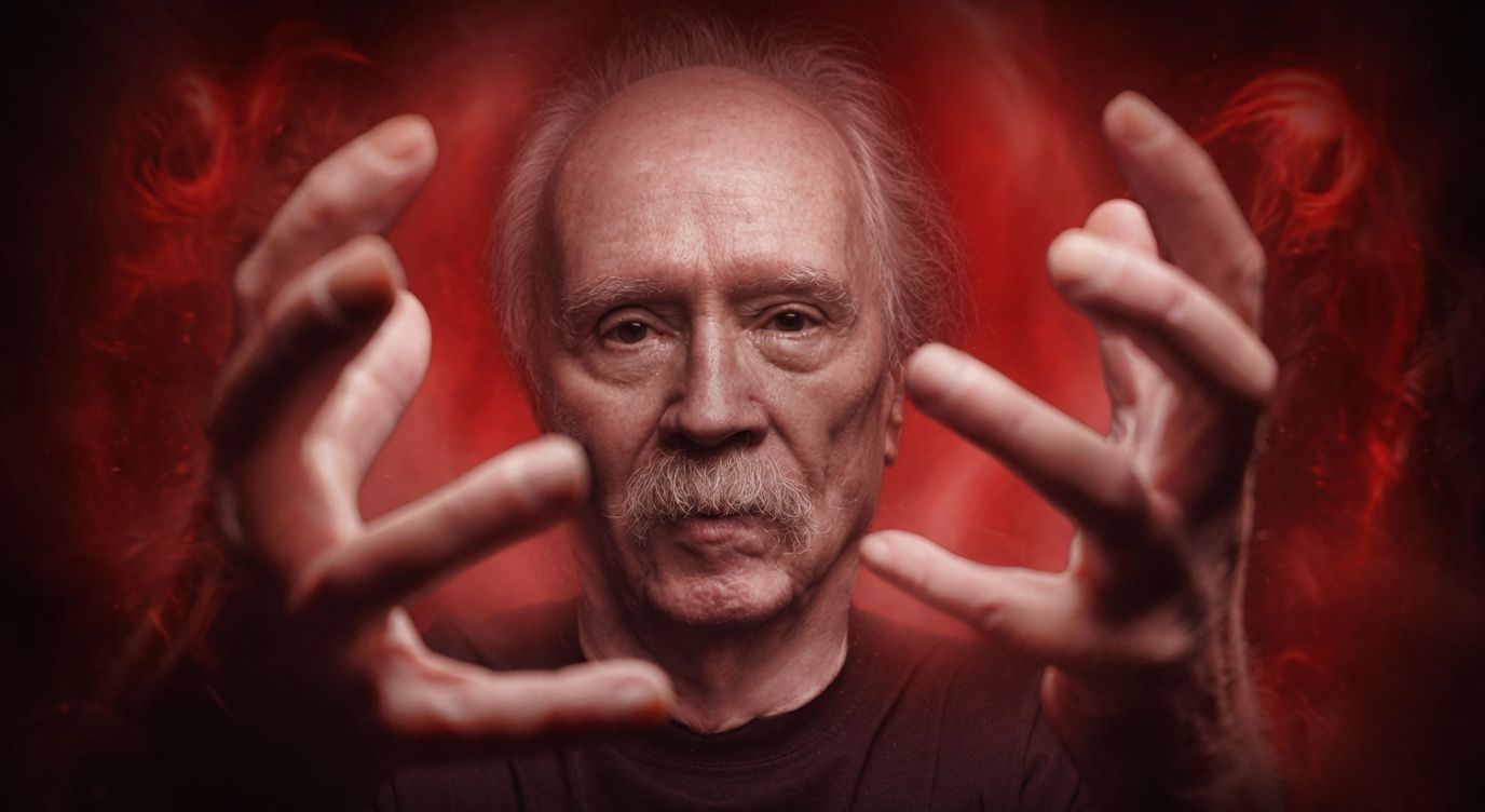 John Carpenter in a promotional portrait for the Cathedral project
