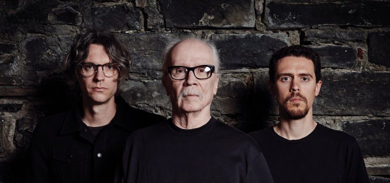 John Carpenter with Cody Carpenter and Daniel Davies, collaborators on the Cathedral project