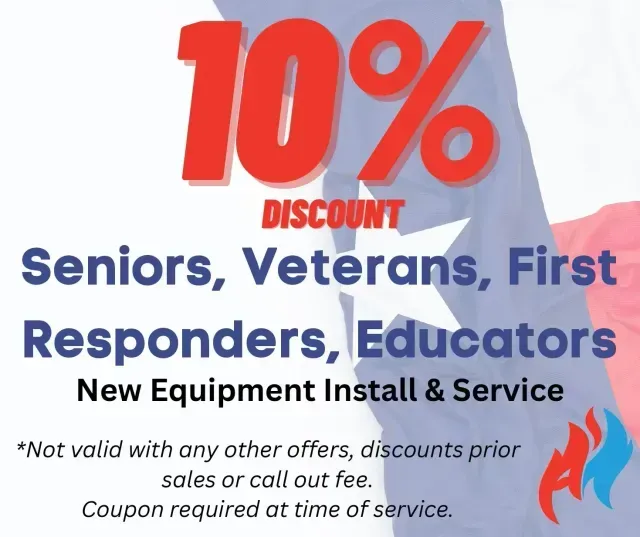 10% Discount - New Equipment Install & Service