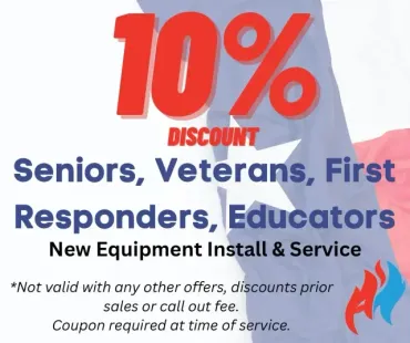 10% Discount - New Equipment Install & Service