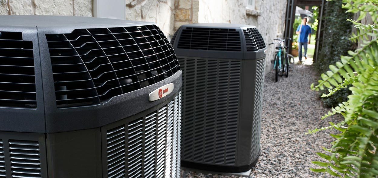 New Trane air conditioning unit installation by Arnett Mechanical in Houston TX area