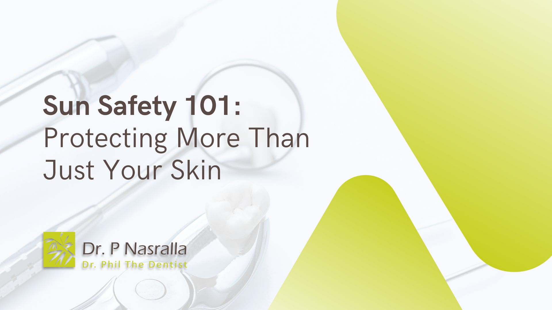 Sun safety 101 : protecting more than just your skin
