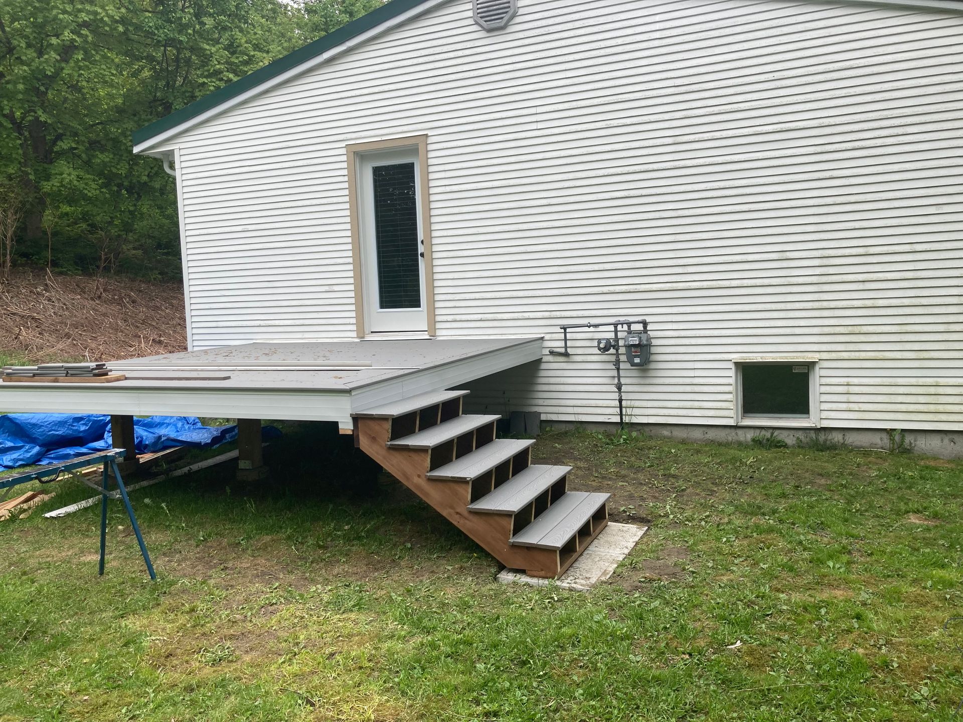 New deck and stairs