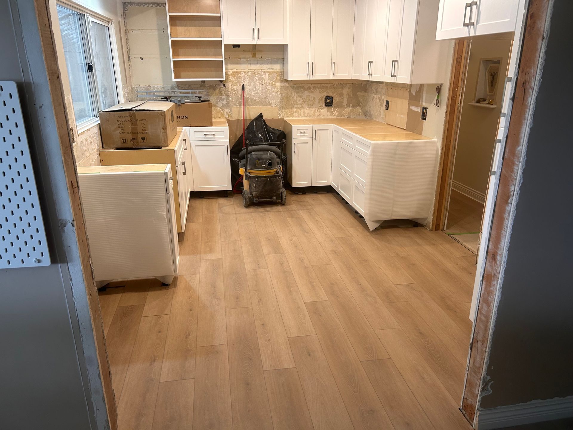 Custom cabinet installations