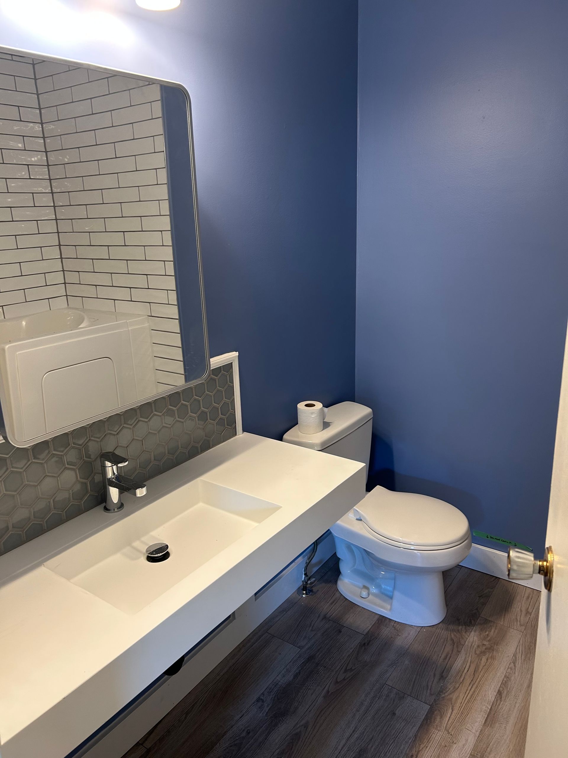 new bathroom renovation