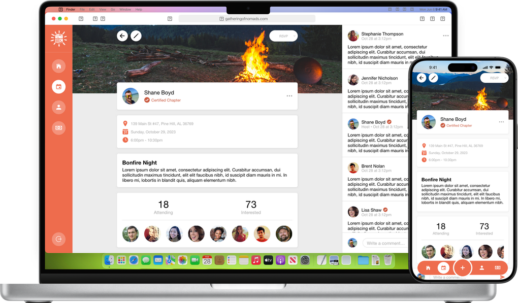 Gathering of Nomads App