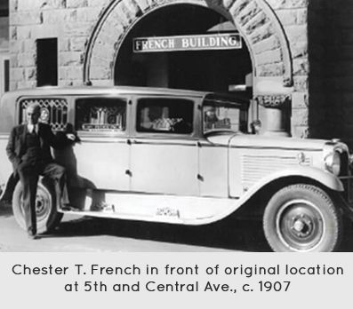 Chester French in old funeral home location