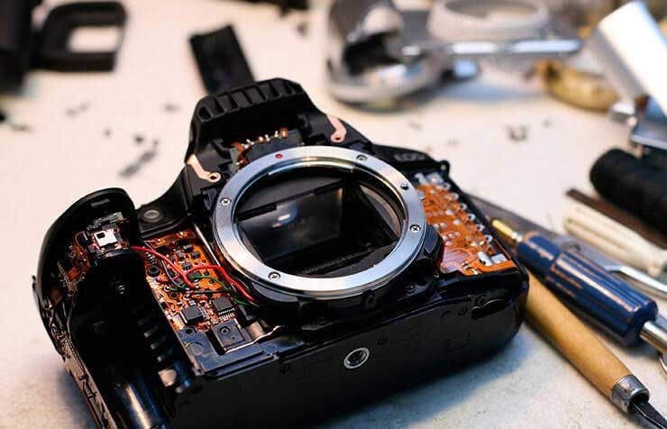 Camera Repair table