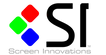 SI Screen Innovations logo with red, green, and blue diamond icons and black text