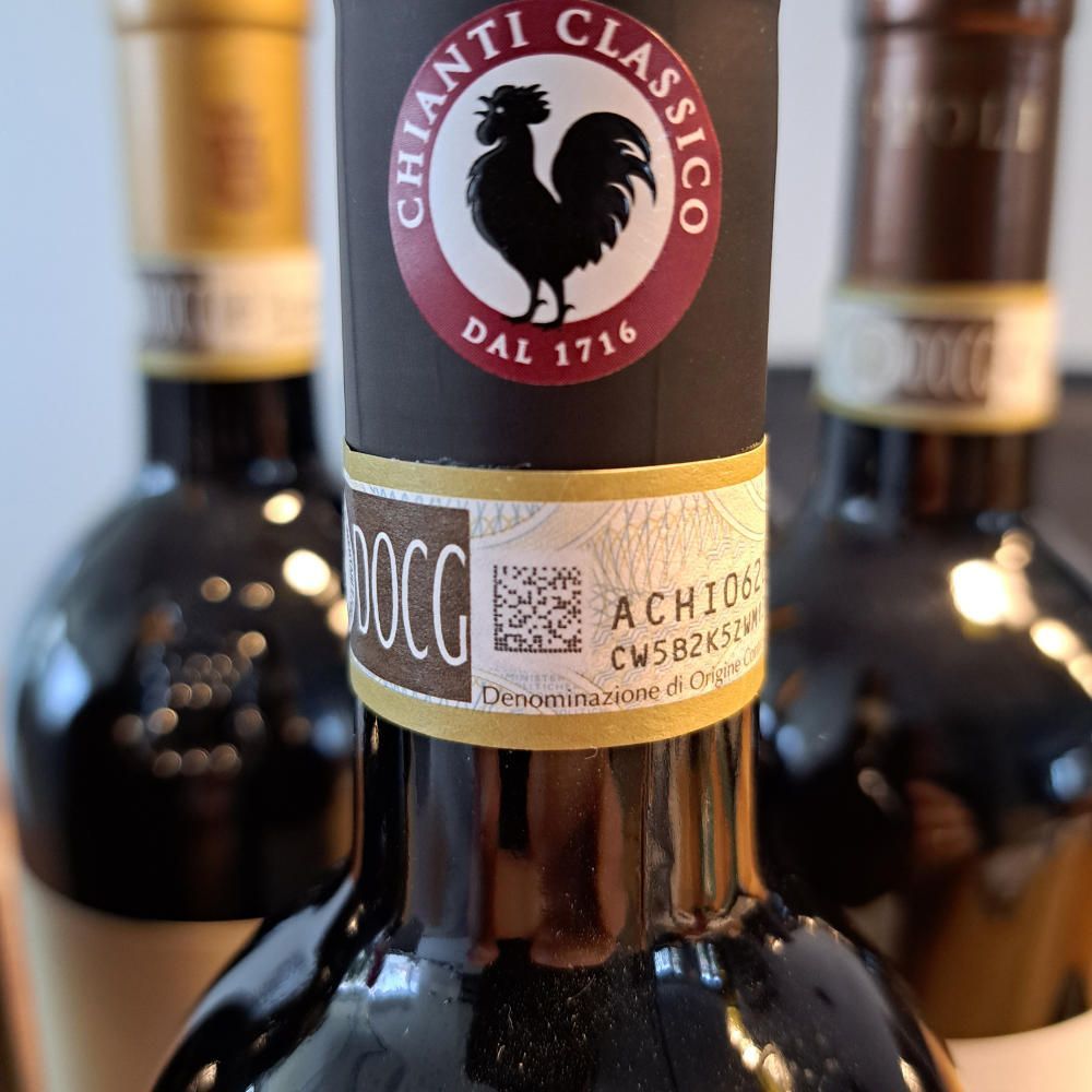 Chianti Classico – berühmter Rotwein aus der Chianti-Weinregion in der Toskana