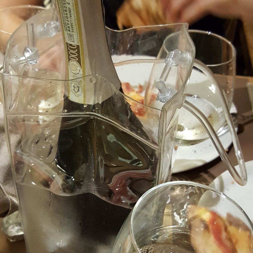 Prosecco zur Pizza in Conegliano