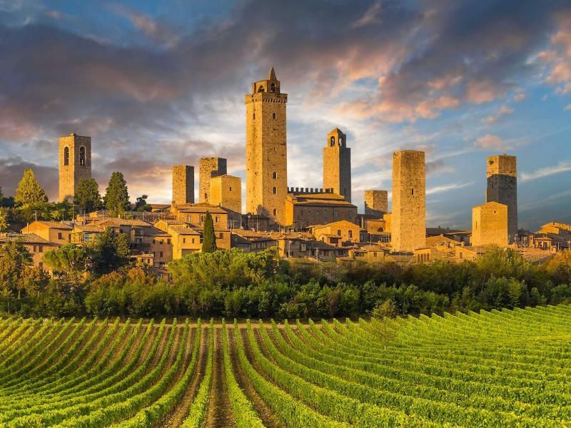 Weinprobe in San Gimignano ab Florenz inklusive Mittagessen