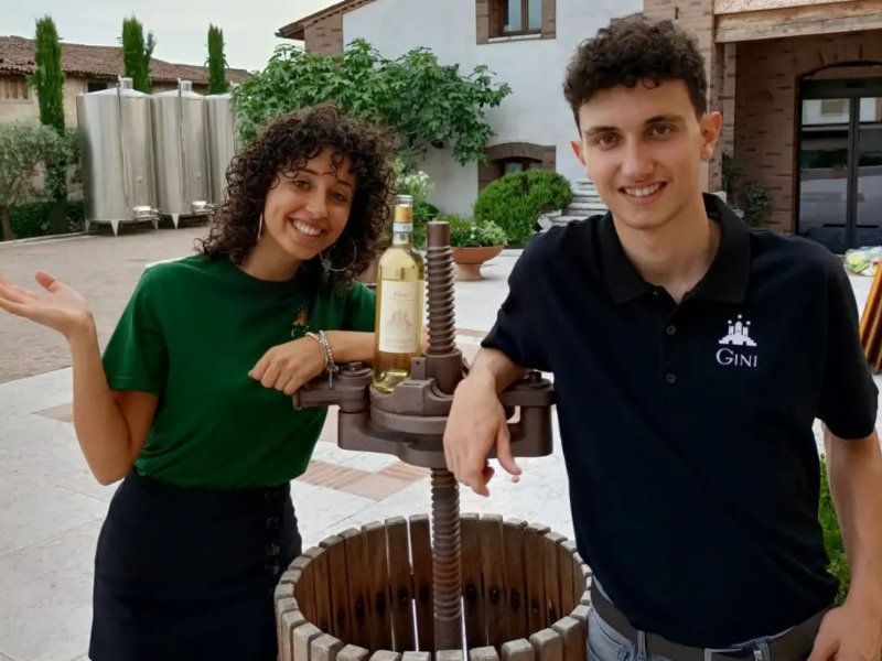 Köstliche Soave-Weinprobe im Weingut Gini in Soave