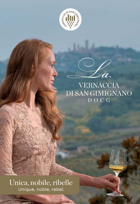 Broschüre des Weinkonsortiums Vernaccia di San Gimignano