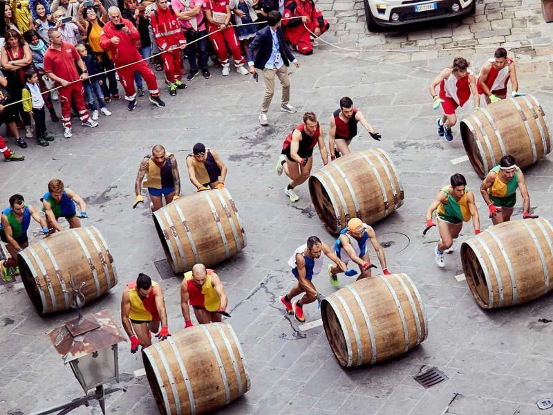 Weinfest in Montepulciano - Il Bravìo delle Botti
