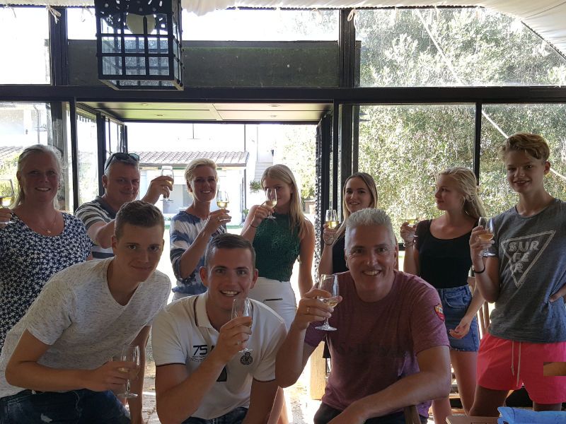 Wine tasting experience at the Etruscaia winery in Lazio with our friends and families