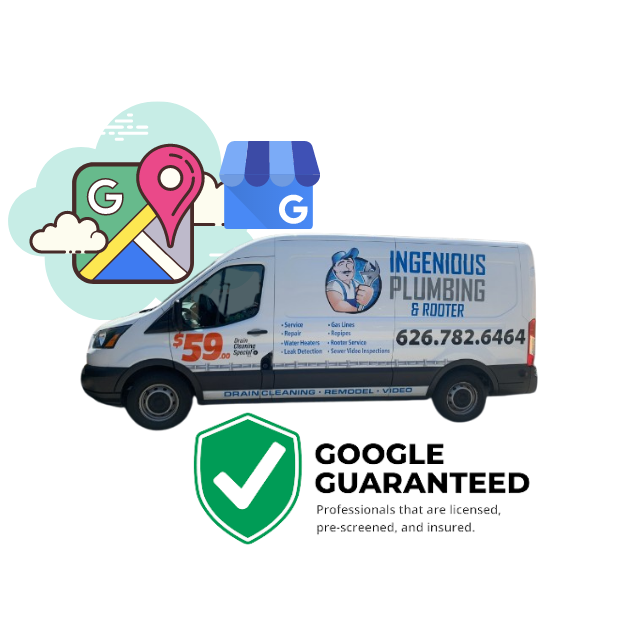 A google guaranteed van for ingenious plumbing & porter