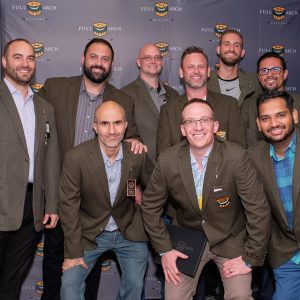 Full Arch Masters students wearing jacket