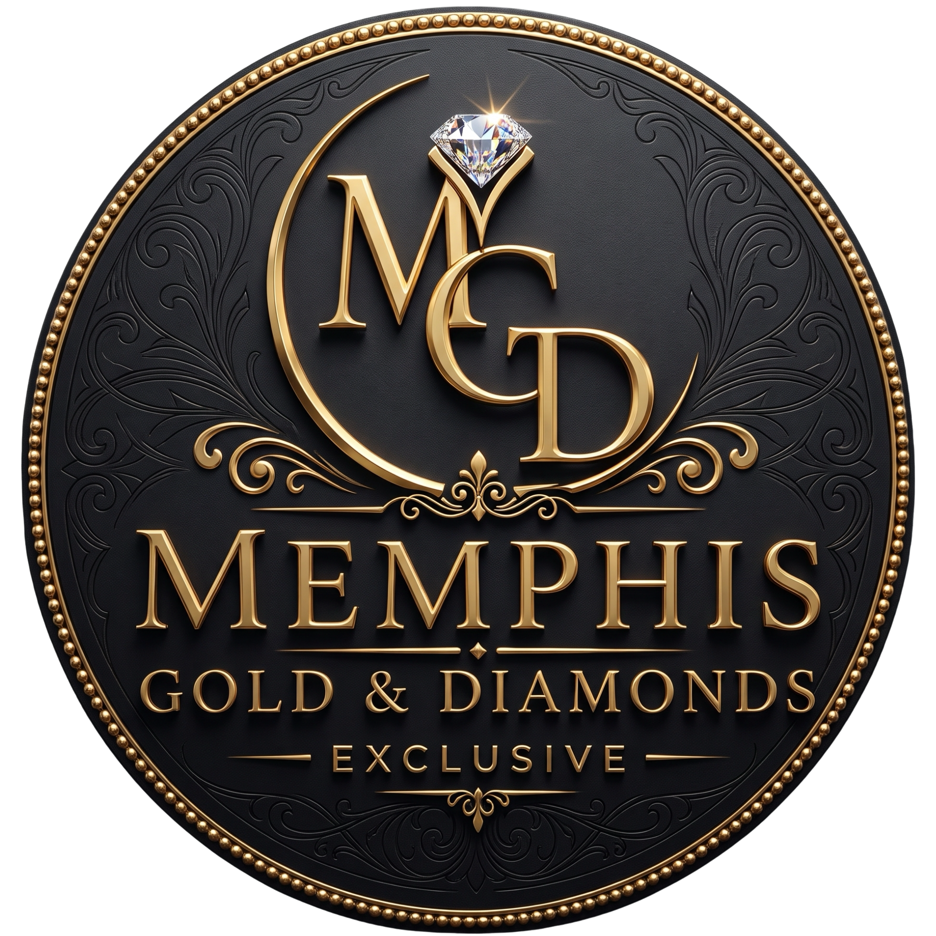 Memphis Gold & Diamonds Exclusive Logo