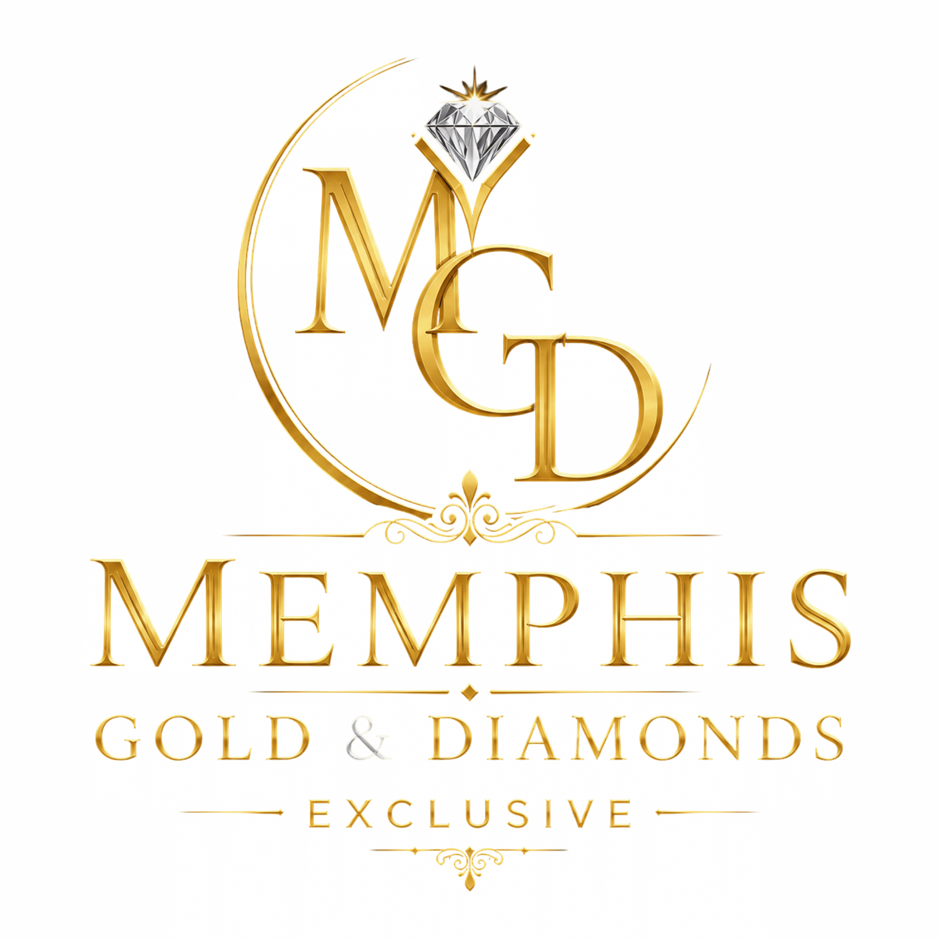 Memphis Gold & Diamonds Exclusive Logo