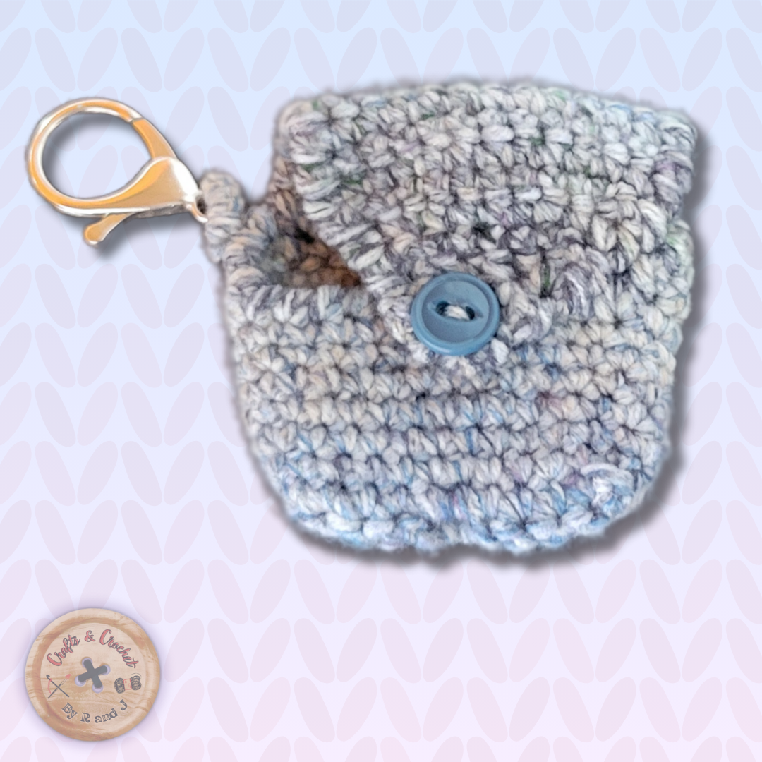 Blue Crochet AirPods3 Case