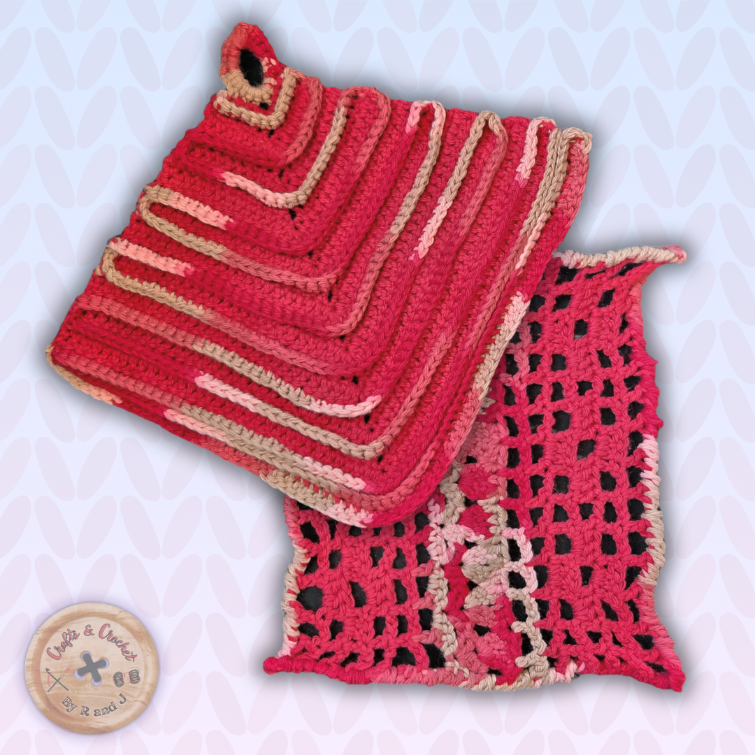 Cotton Dish Cloths - 2 Pack