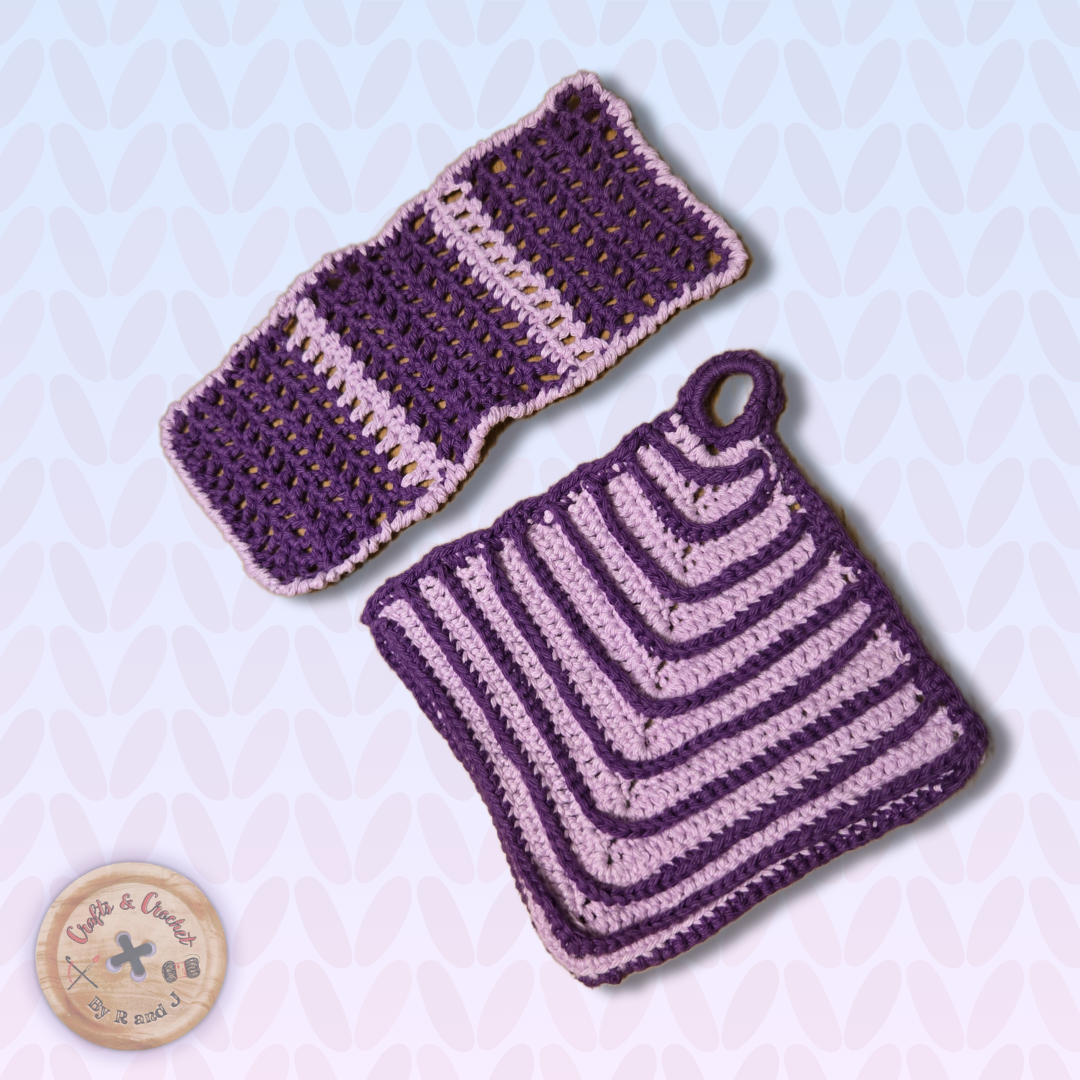 Cotton Dish Cloths - 2 Pack