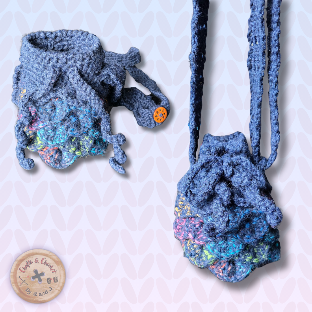 Crochet Dragon Scale Purse