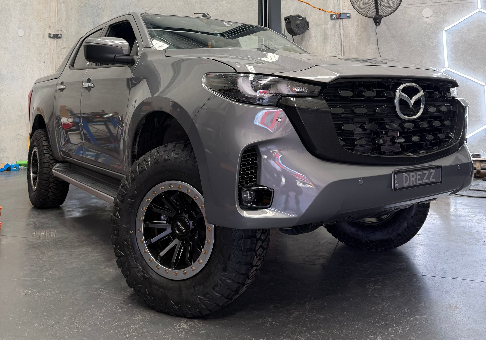 mazda bt50 suspension and wheels upgrade