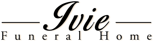 A black and white logo for a funeral home.