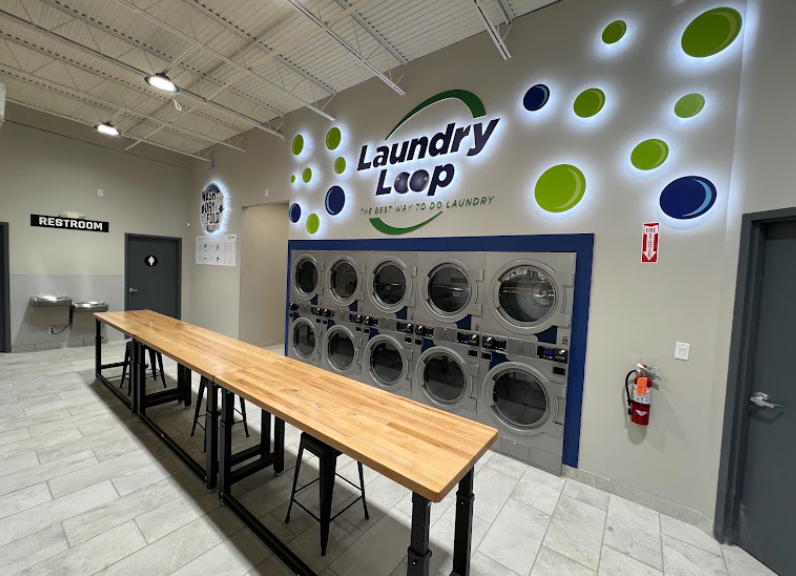 Modern laundromat facility at Laundry Loop in Cypress TX

