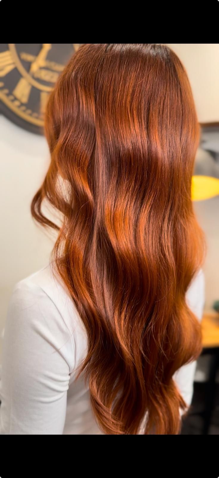 capelli mossi rame