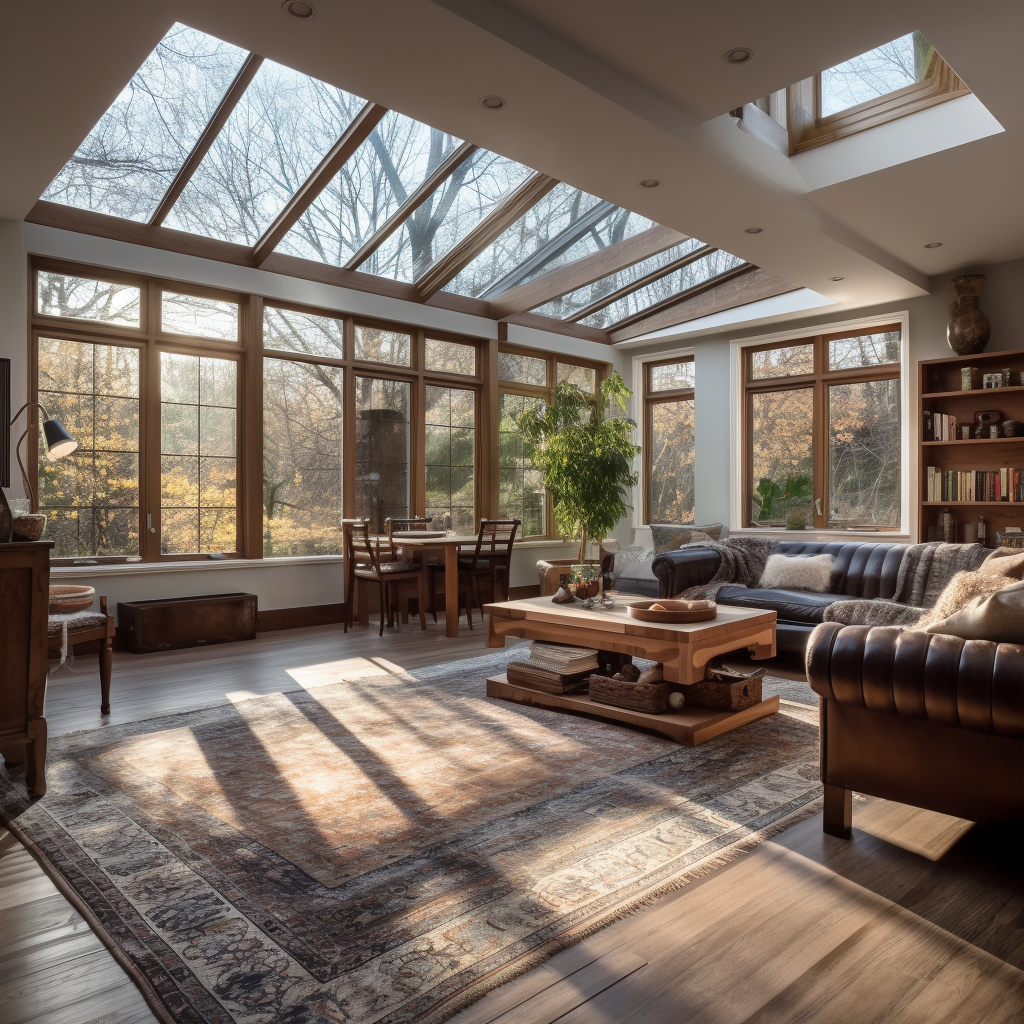 Discover the essential steps to choose the right room addition contractor for your home improvement project. Learn how to identify your needs, find reputable contractors, and ensure a successful outcome with this comprehensive guide. A living room with a lot of windows and a skylight