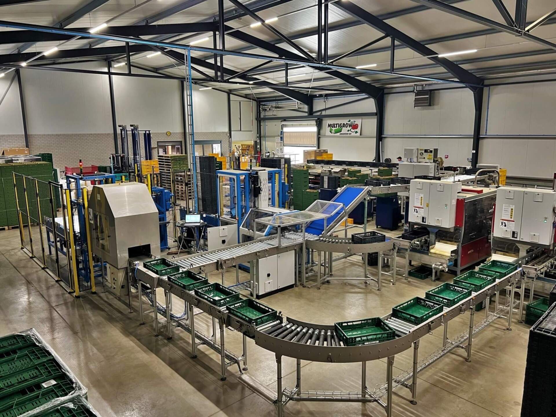 Complete voedselverwerkingslijn MultiGrow - Reintjes Systems