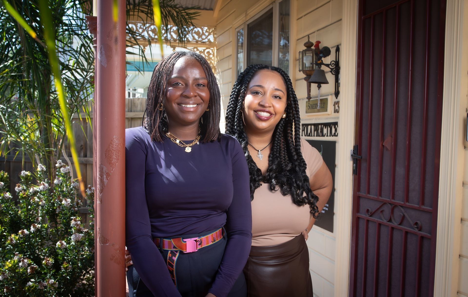 Pola Practice co-founders and senior clinicians, Nasalifya Namwinga (L) and Tigist Kebede.