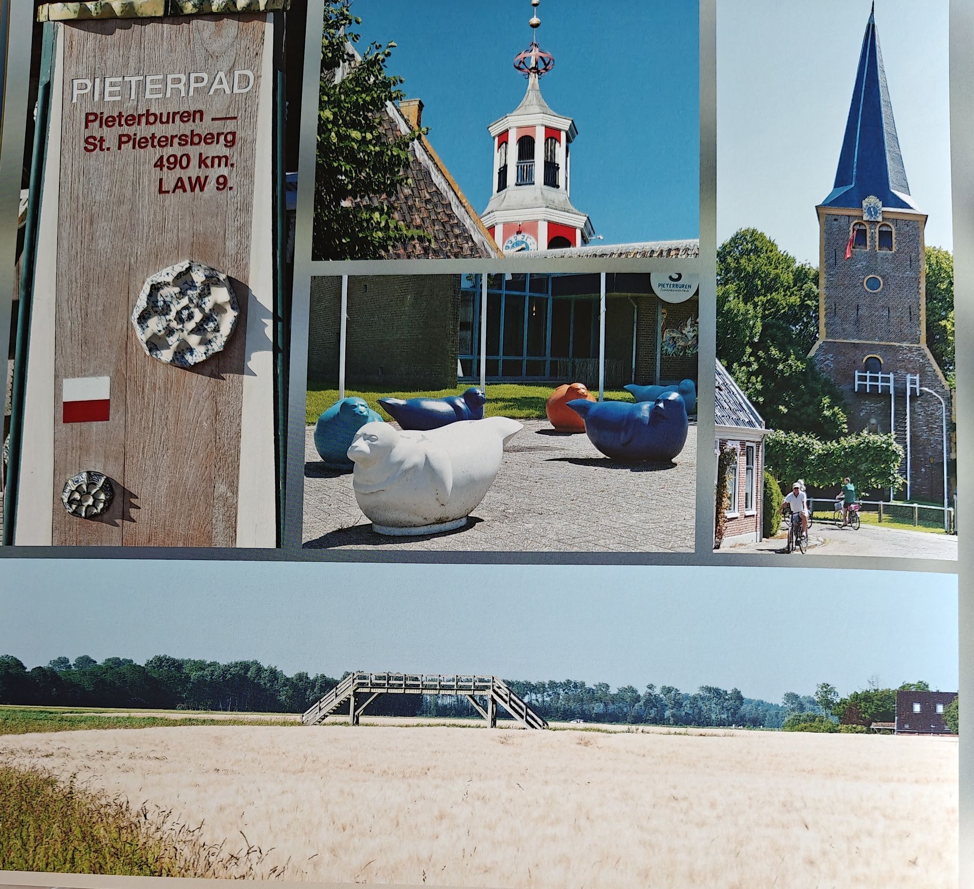 Collage: Houten bord 