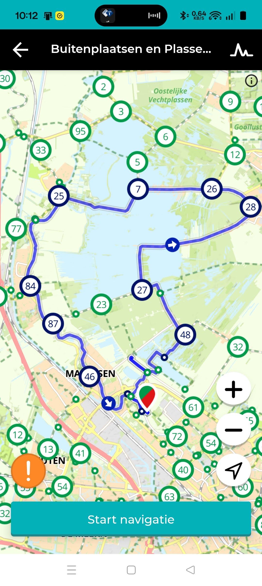 Fietsroute vanuit Maarssenveen-Loosdrecht