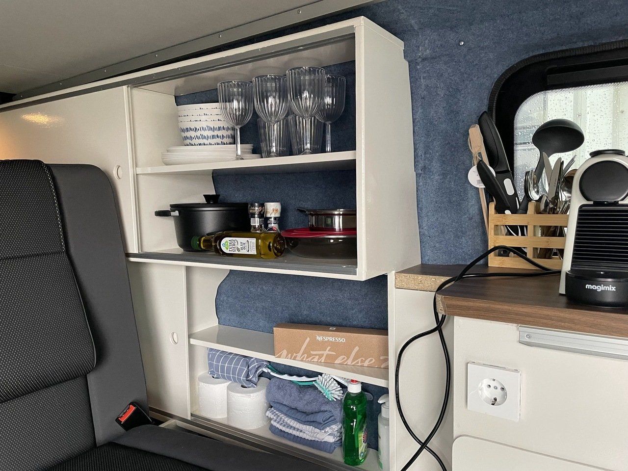 opberg ruimte camper