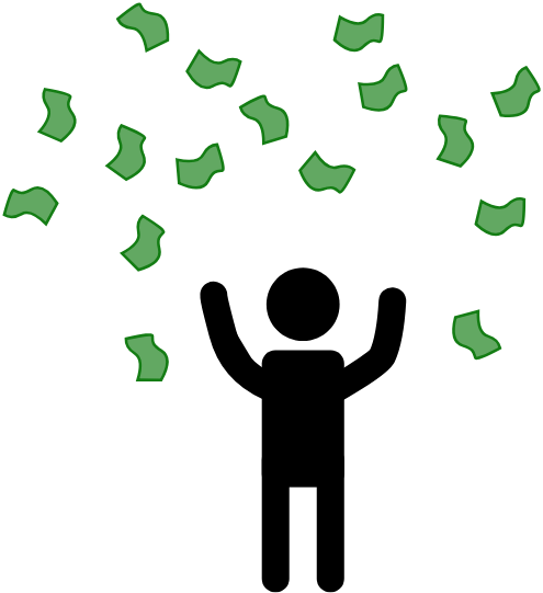 Geld besparen vector