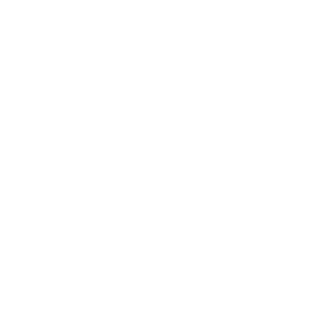 A white circle spelling CED