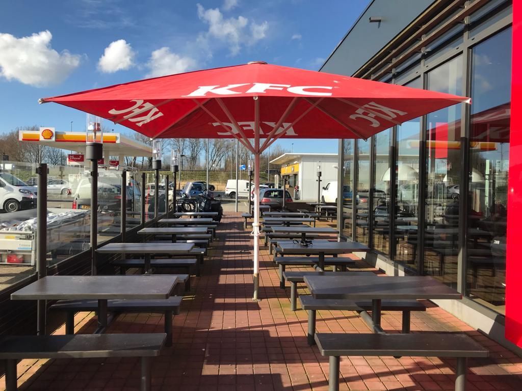VeDamco Horecaparasols en zonnewering