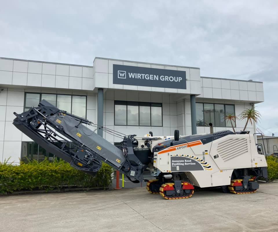 Wirtgen Machine Outside Wirtgen Group Building — Road Profiling in Caboolture, QLD