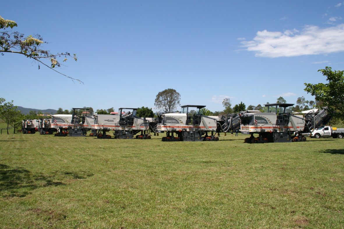 Wirtgen Machines On The Fields — Road Profiling in Caboolture, QLD