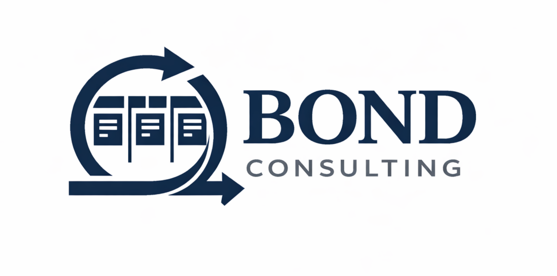Bond Consulting logo in brown with the tagline