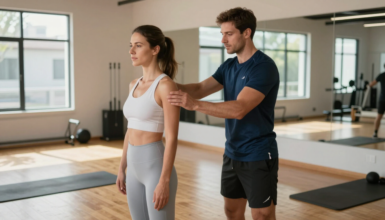 MAT Certified practitioner assessing muscle activation for full-body performance