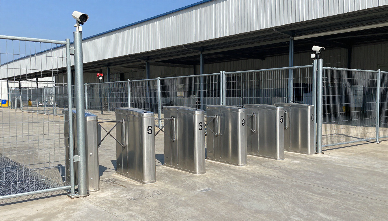 Full Height Industrial Turnstiles
