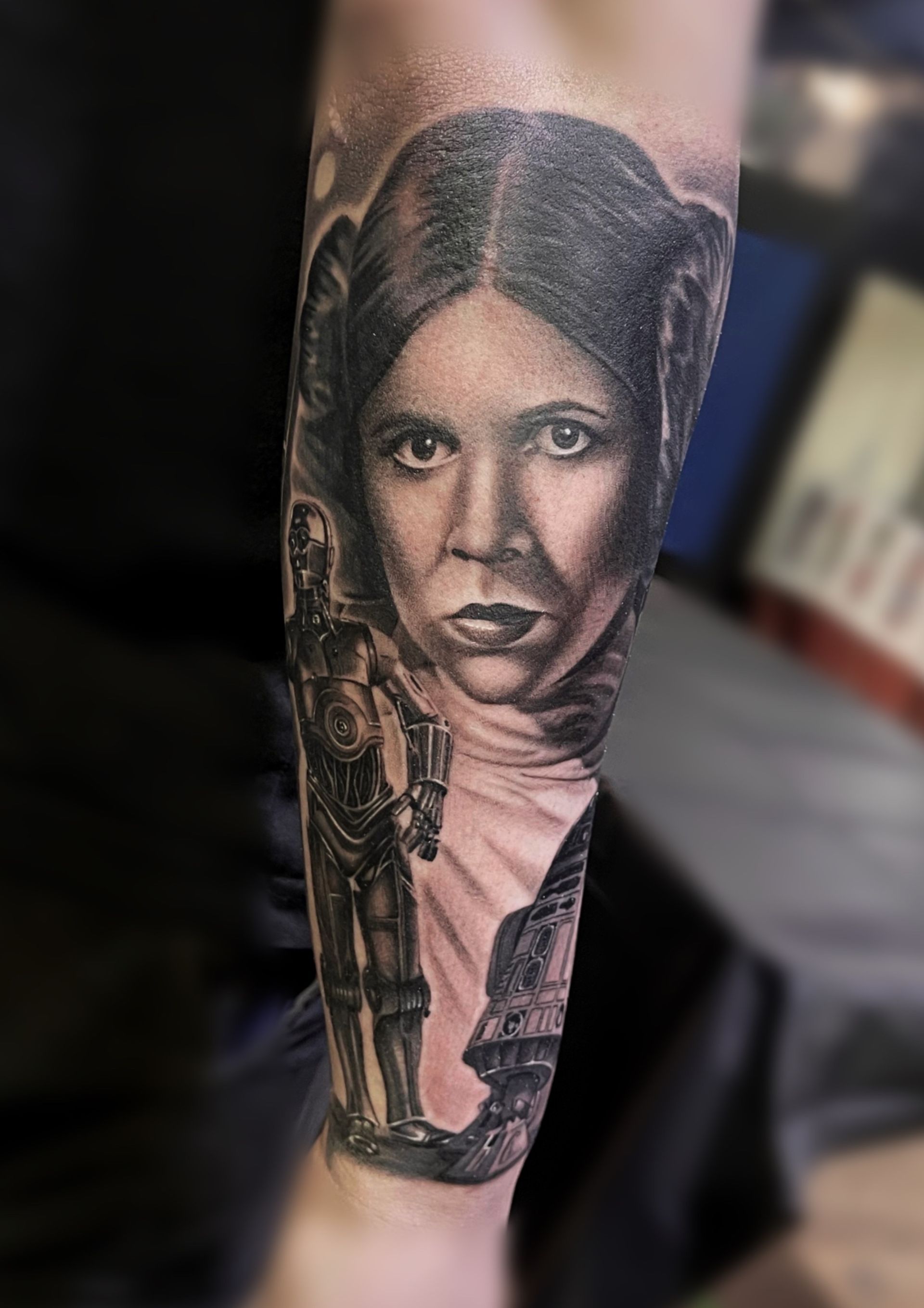 Black And Grey Realism Tattoo Artist Birmingham | Ellie