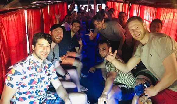 bachelor party bus rentals Austin, TX
