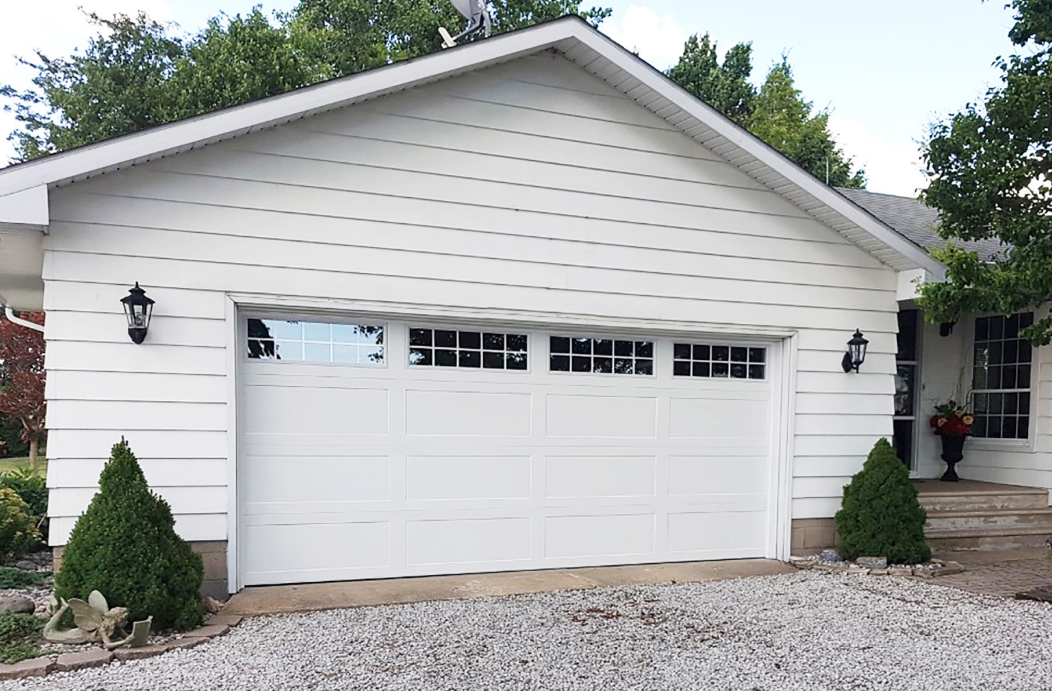 White Garage Door