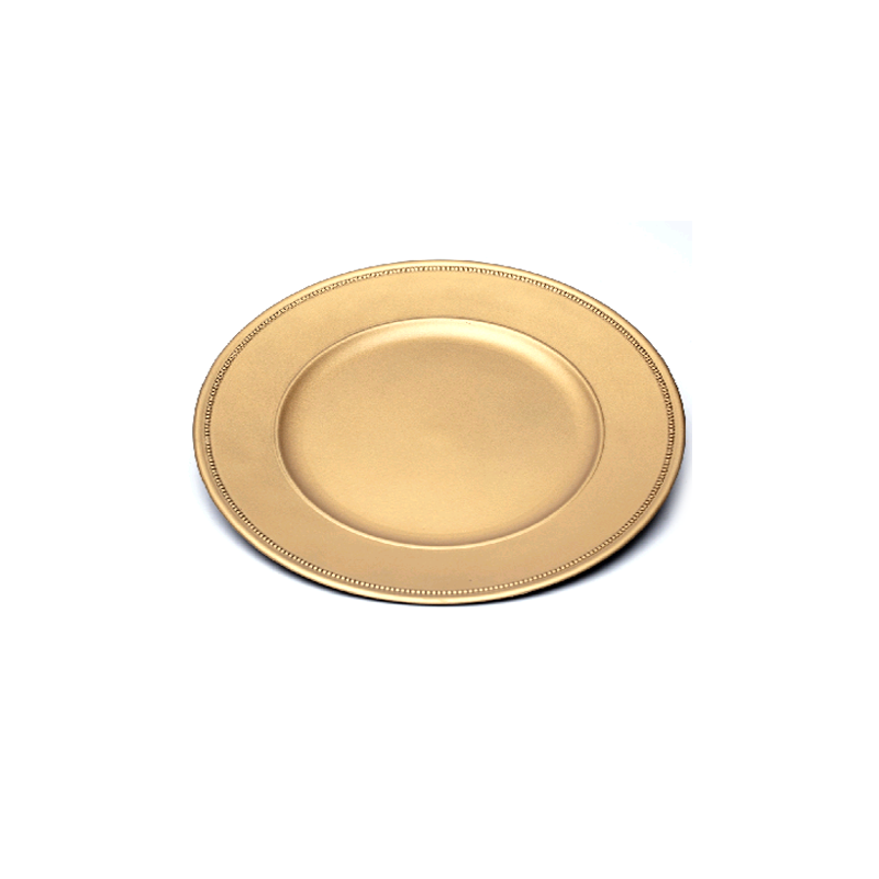 Sousplat Dourado Fosco